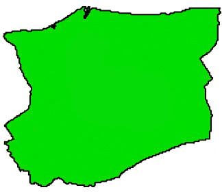 Mapa de municipio de La Ceiba, Atlantida
